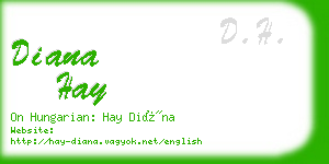 diana hay business card